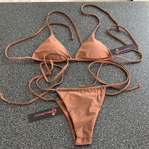 Berry Beachy triangle bikini